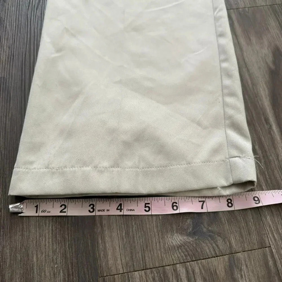 Tommy Hilfiger Mens Micro Tech Men Chino Pant 38x32 Cream Microfiber Preppy NEW - Picture 10 of 11